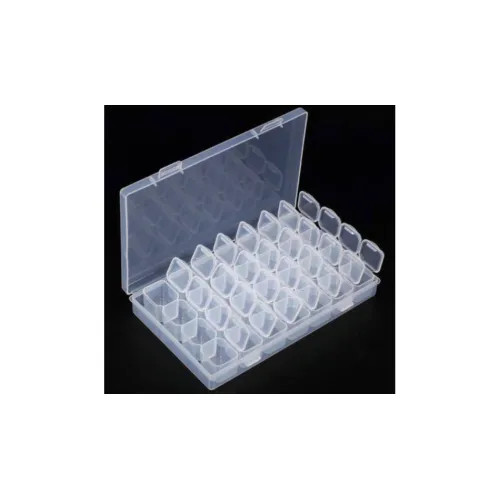 Plastic Box (color: white; 28 cells)