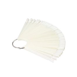   Demonstration palette fan for gel polish (shape: oval, color: natural) 50 pcs / pack