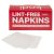 Lint-free napkins 200 pcs. packaged, material: meltblown