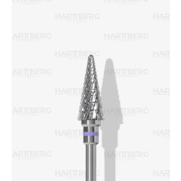 Harttberg Hartmetallfräser Kegel Lila mittel  