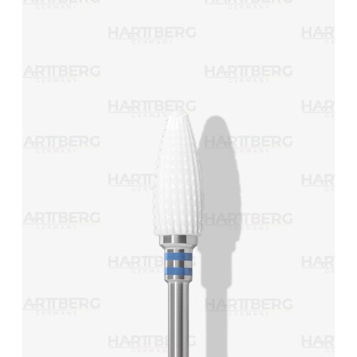Harttberg Linkshänder Keramikfräser  Flamme Spiralschnitt medium 