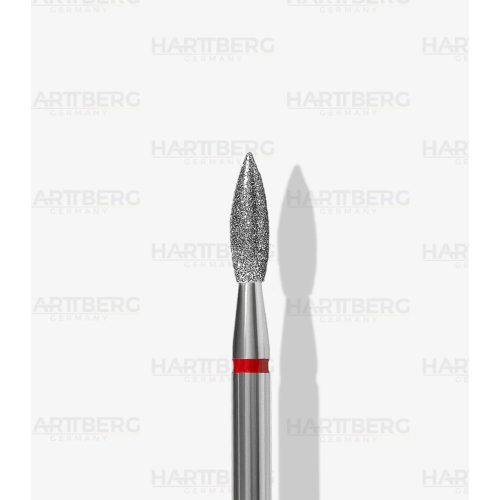 Harttberg Diamantfräser Flamme spitz fein  