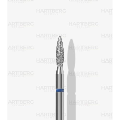 Harttberg Diamantfräser Flamme rund fein  