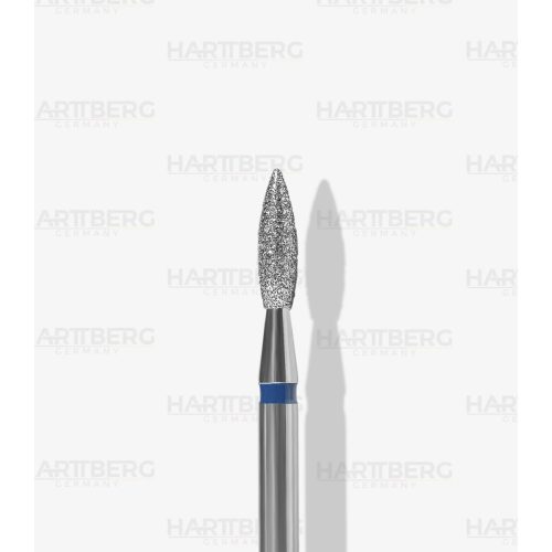 Harttberg Diamantfräser Flamme spitz medium
