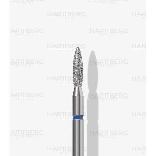Harttberg Diamantfräser Flamme rund medium 